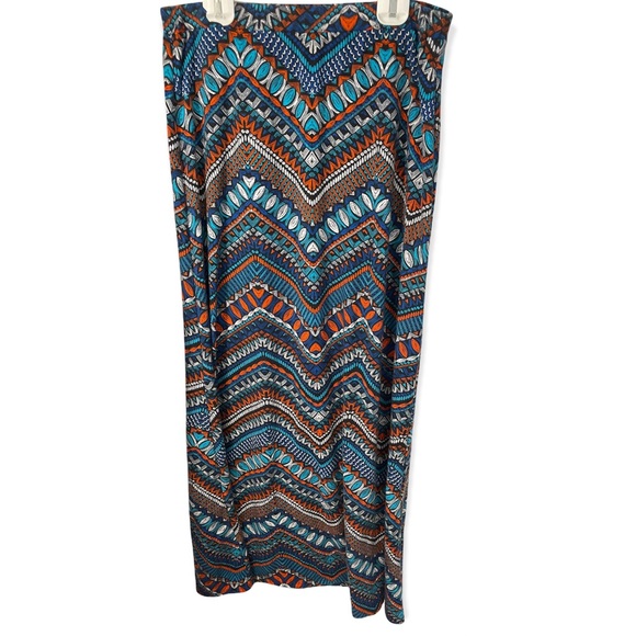 Multi Colored Tribal Maxi Skirt - Picture 2 of 6